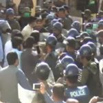 Opposition and supporters clash with police