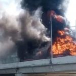 Fire engulfs metro bus in Rawalpindi