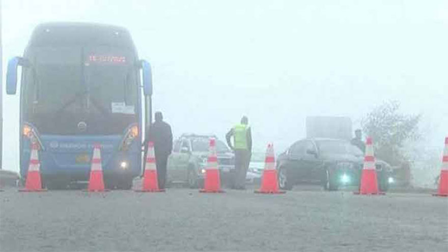 Dense fog in Punjab and KP