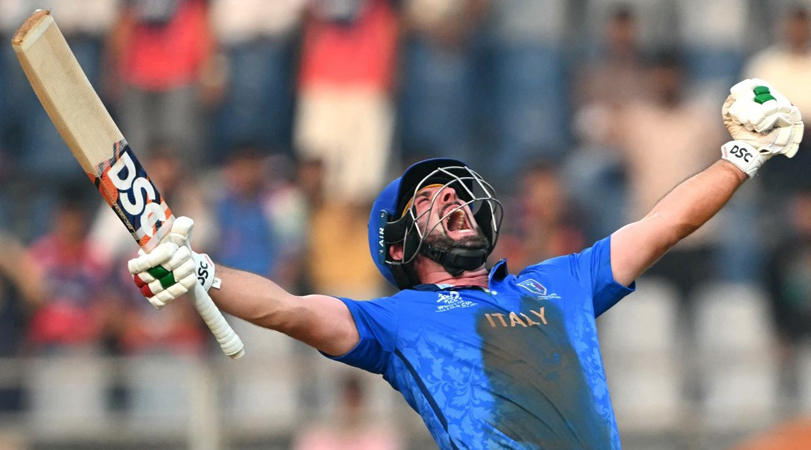 Italy crush Nepal for first cricket T20 World Cup win