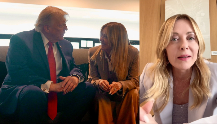 Trump Meloni Dispute